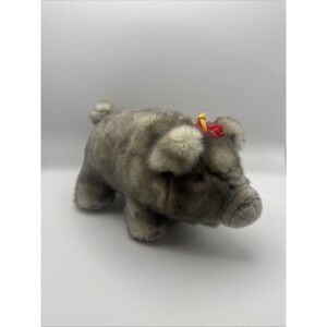 Agu Pig Plush Okinawa Limited Edition 8" Hibiscus Japan Stuffed Animal